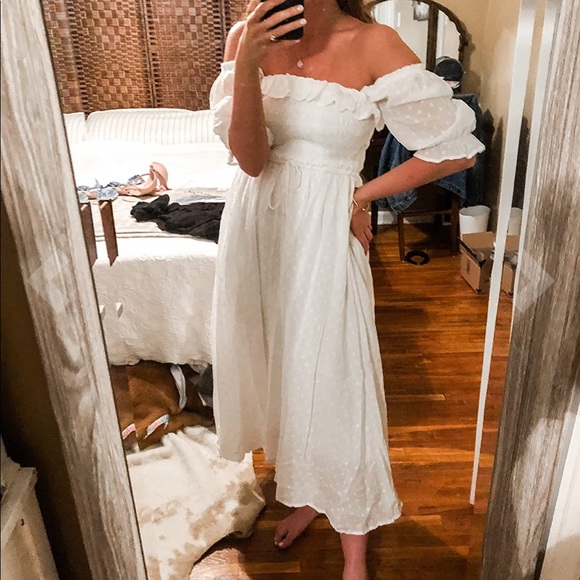 Women White Dress - Picture 13 of 16